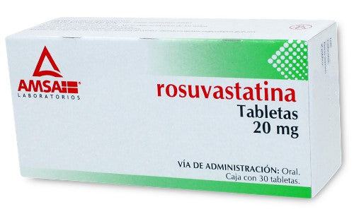 Rosuvastatina 20 Mg Tab 30